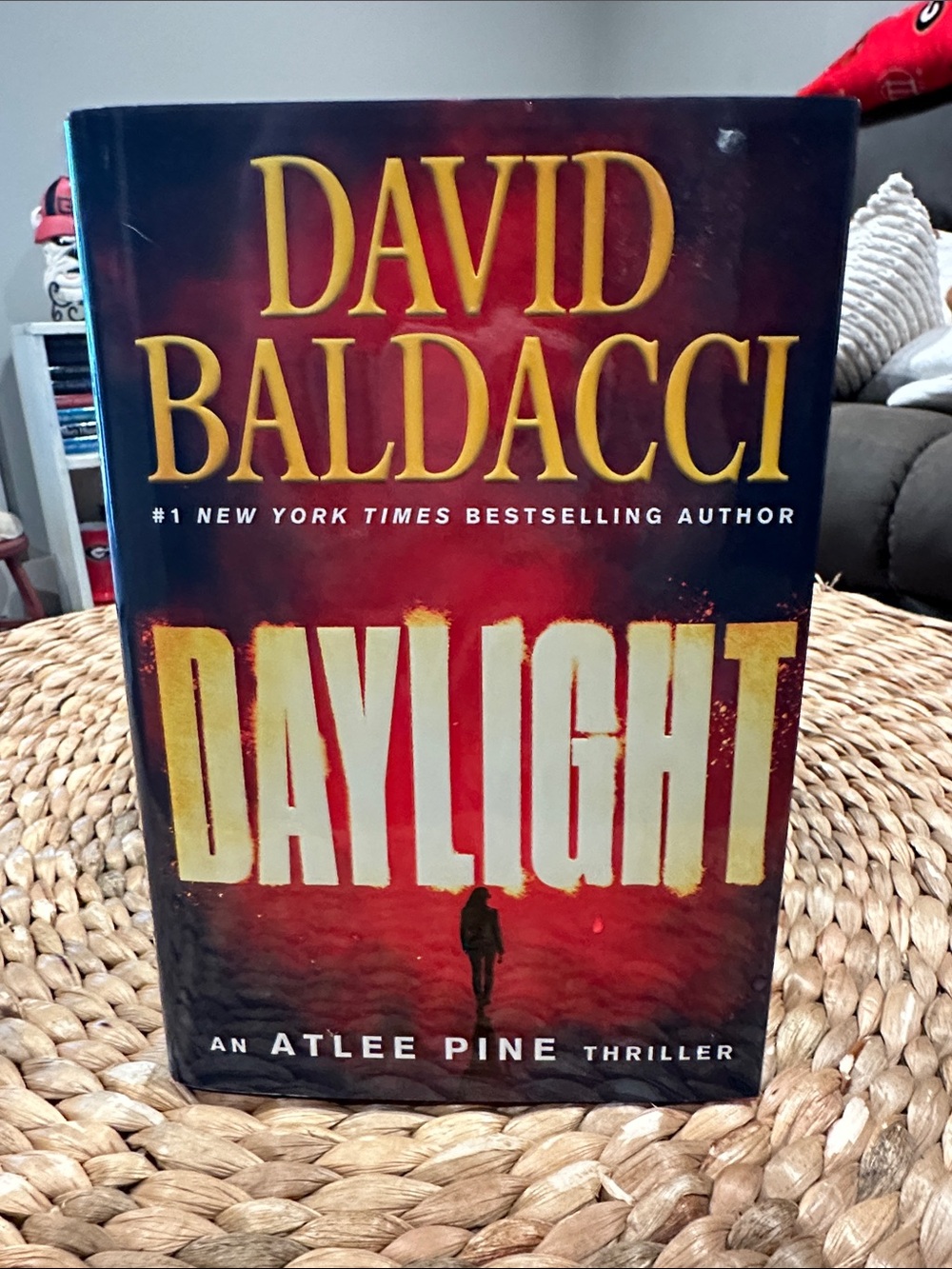 David Baldacci "Daylight" Hardcover Thriller - Red/Yellow Cover